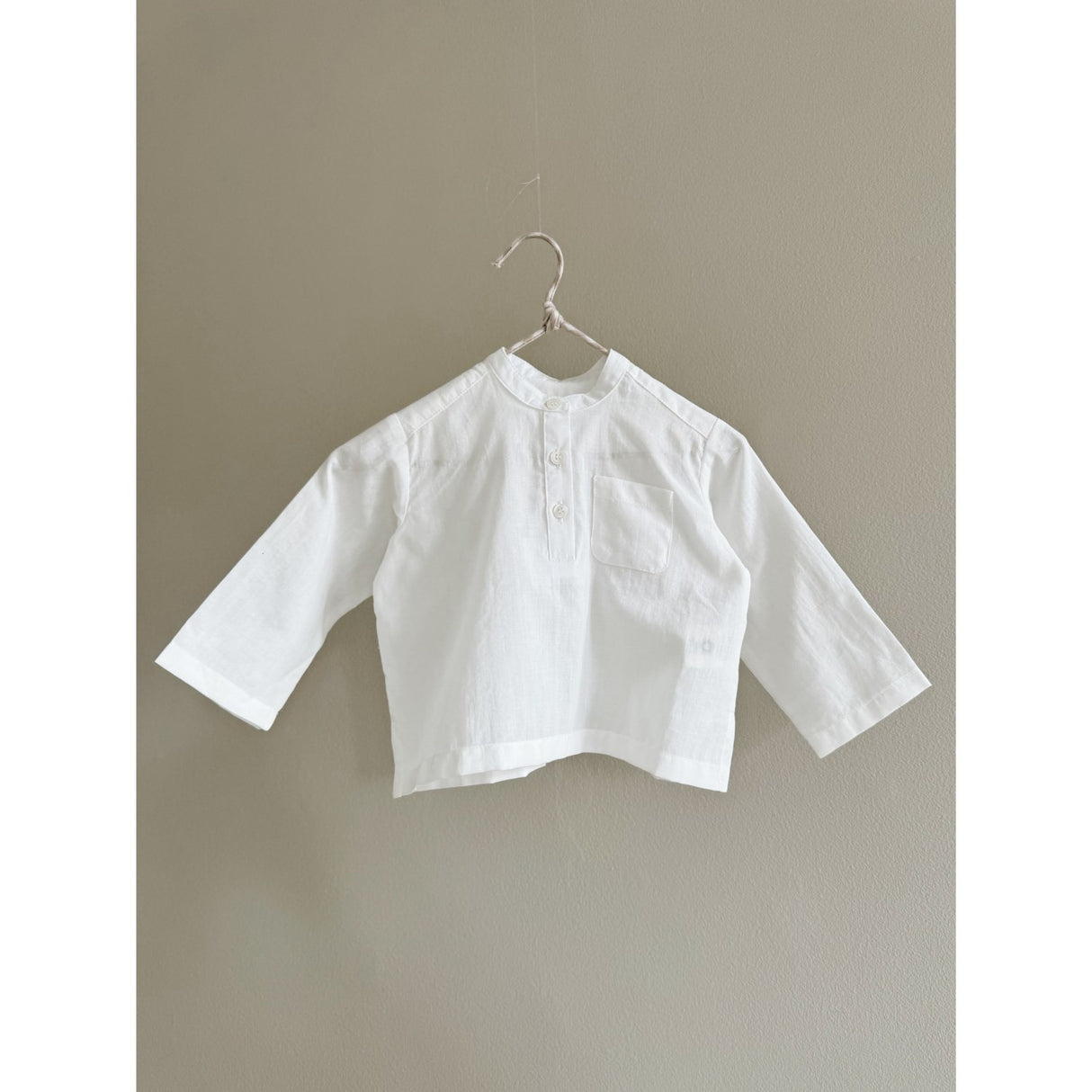 Lalaby Carlton Shirt Baby - White