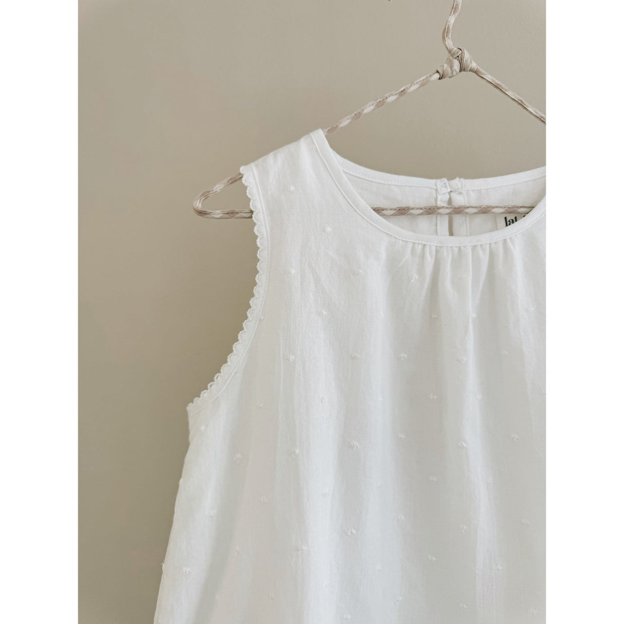 Lalaby Elinor Dress - White Dot