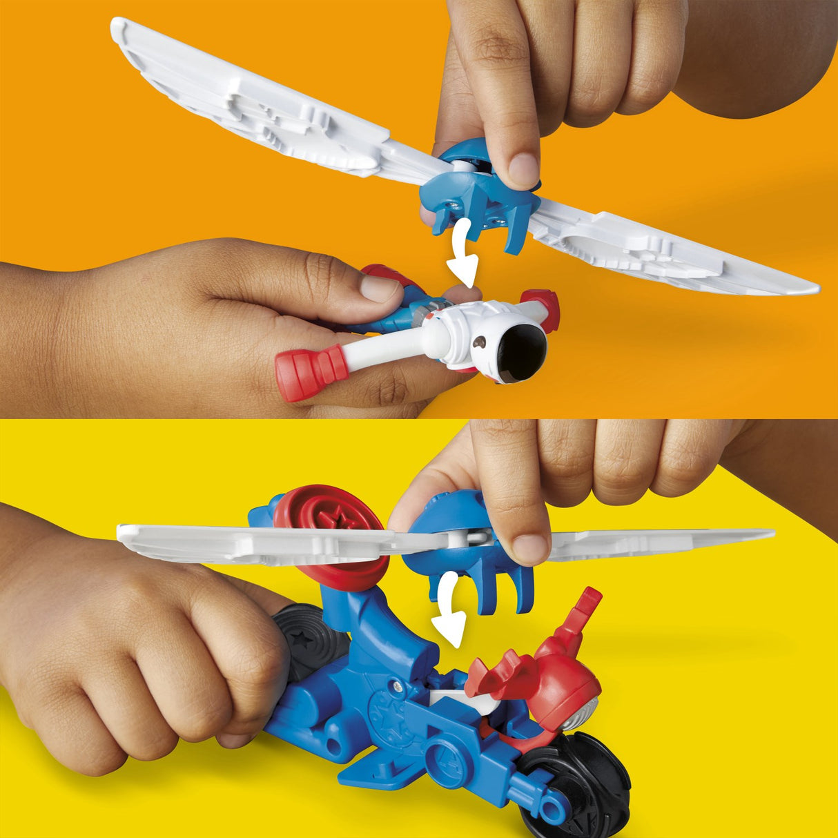 Play-Doh Captain America Moto-Slicer