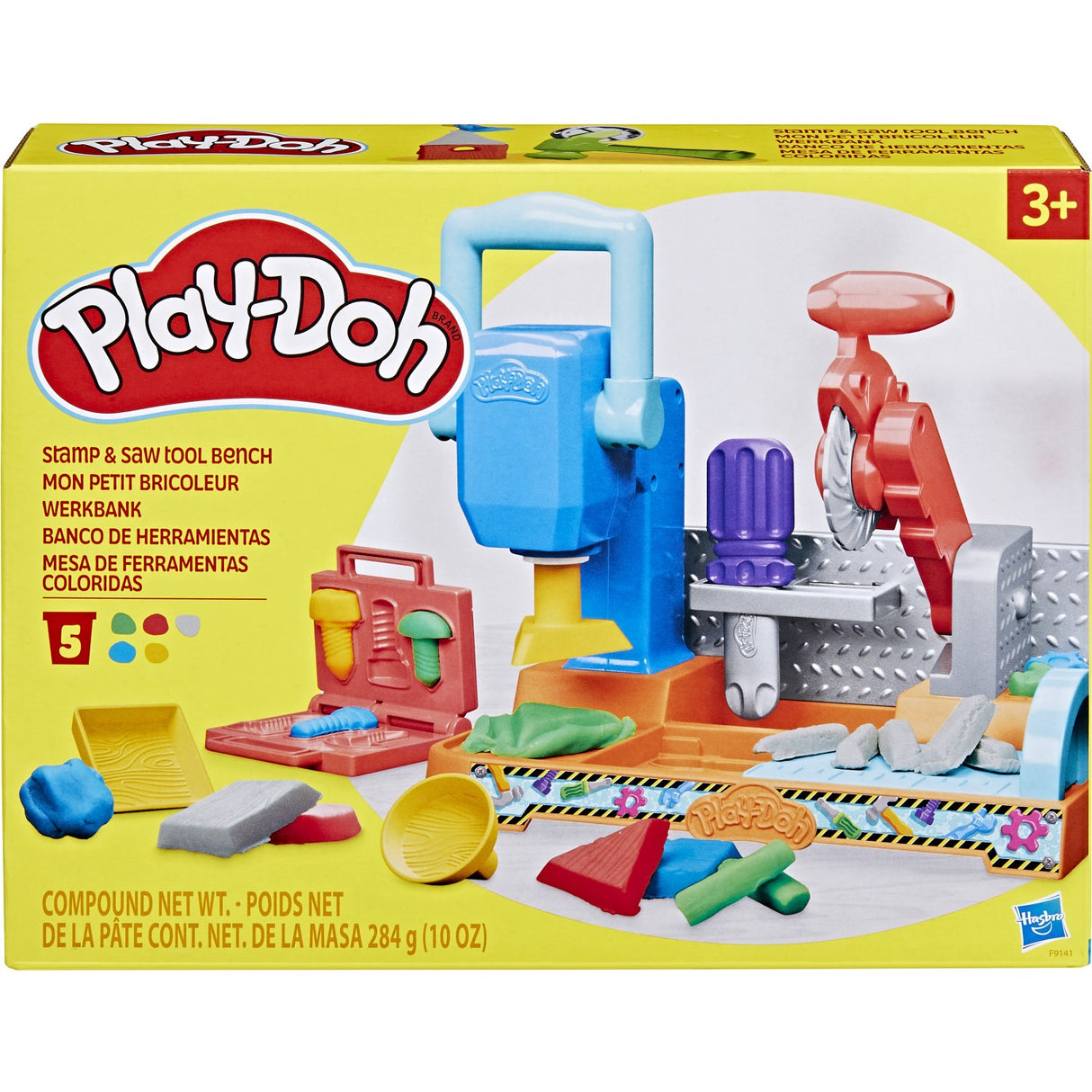 Play-Doh Stamp N Saw Tool Bench Playset