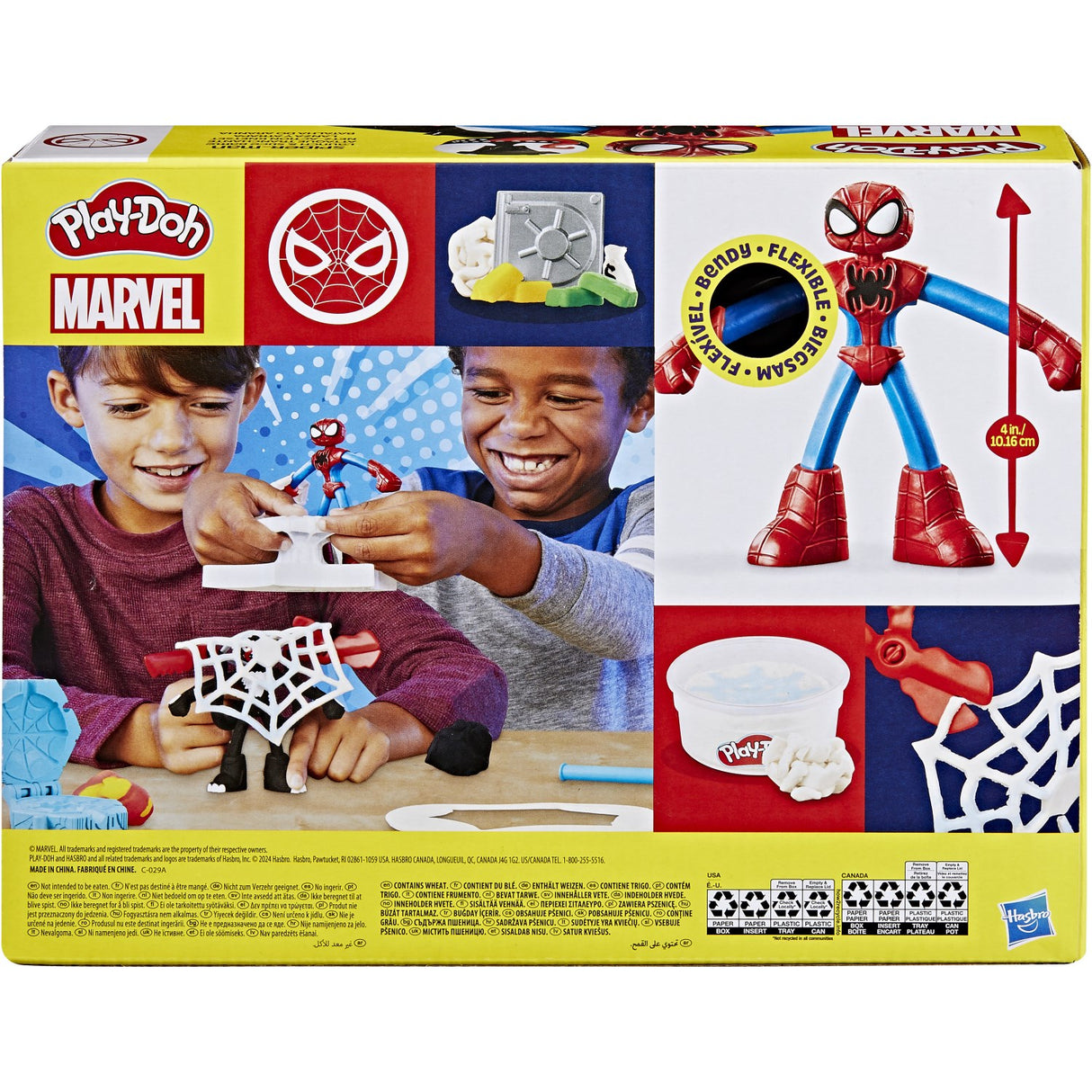 Play-Doh Spiderman Launch And Slice Battle