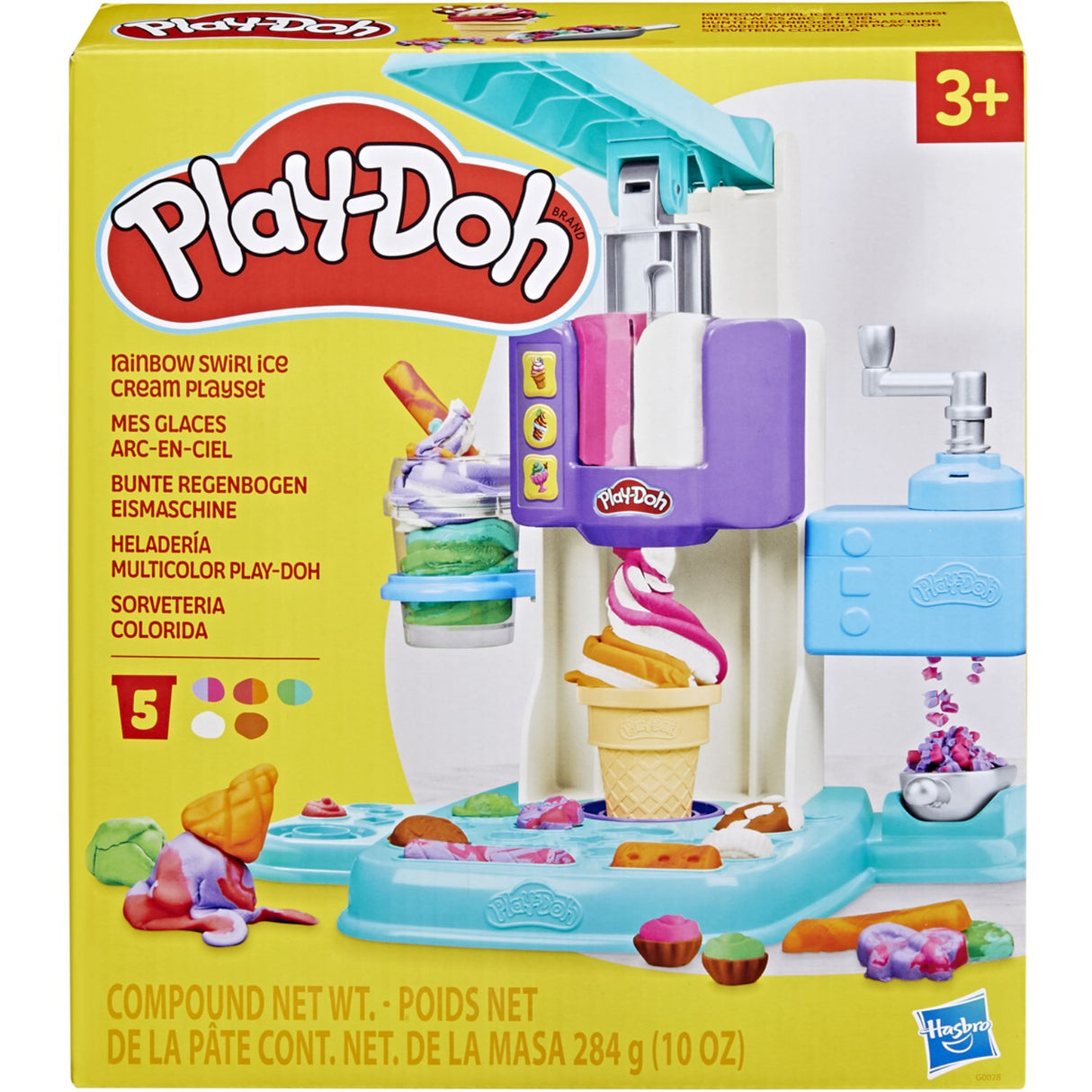 Play-Doh Rainbow Swirl Ice Cream Playset