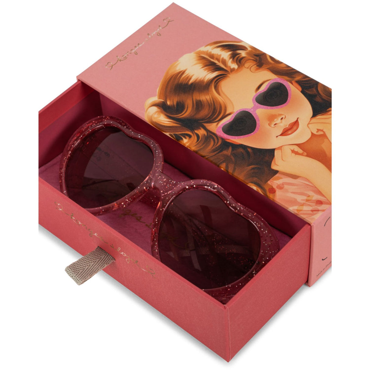 Konges Sløjd Cherry Glitter Sunglasses Junior Heart