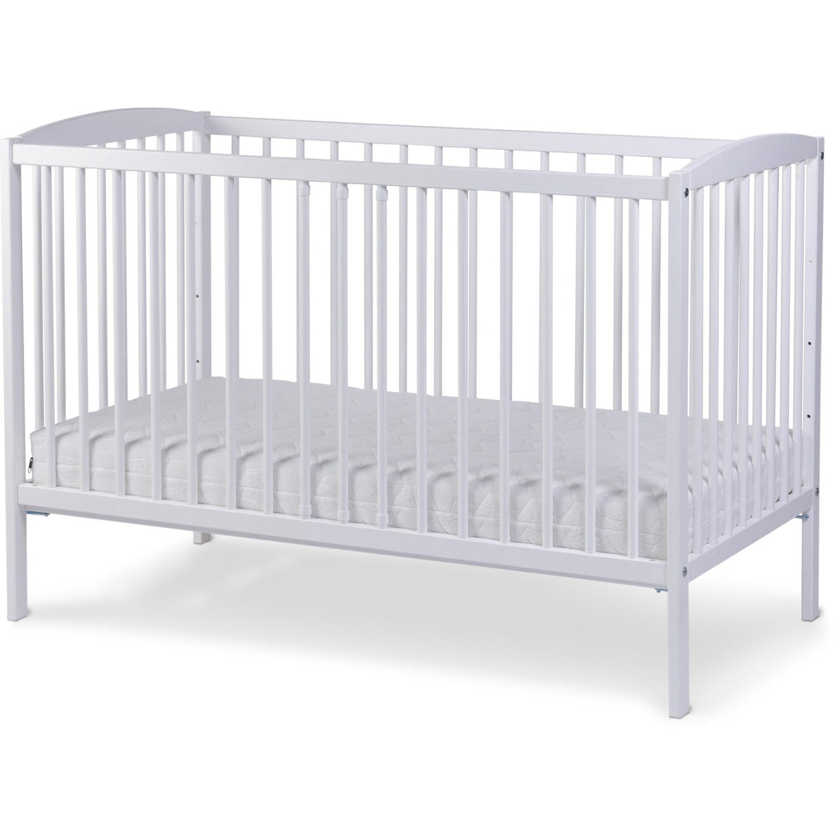 Nordbaby White Cot Lassio 60X120