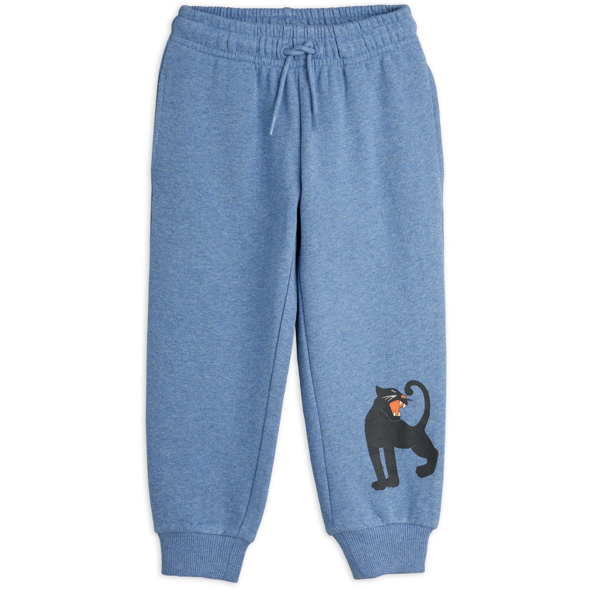Mini Rodini Blue Panther Sp Melange Sweatpants