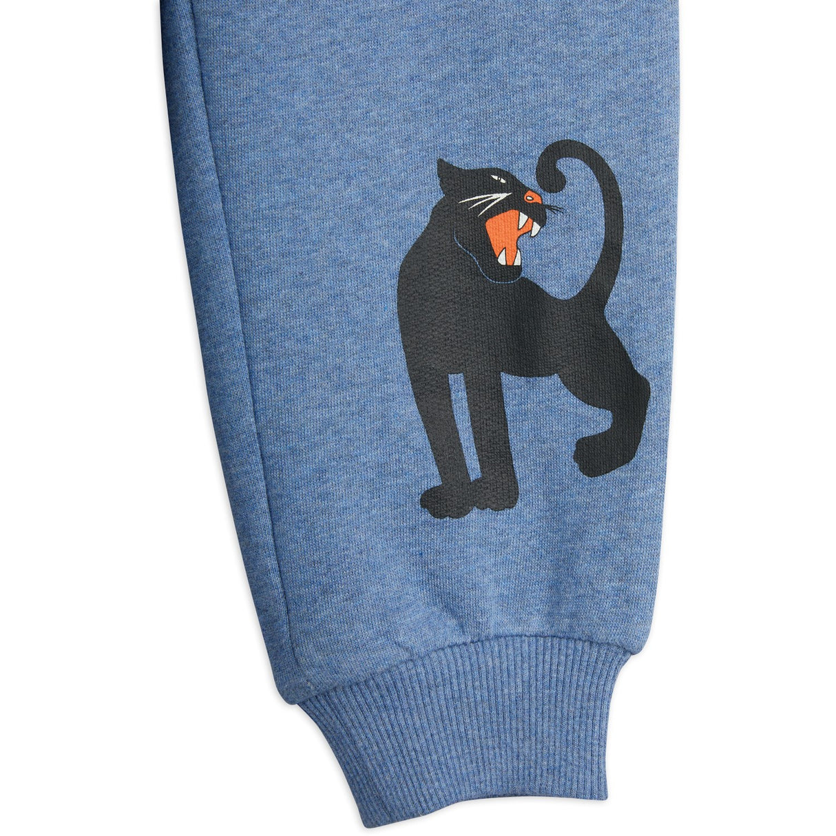 Mini Rodini Blue Panther Sp Melange Sweatpants