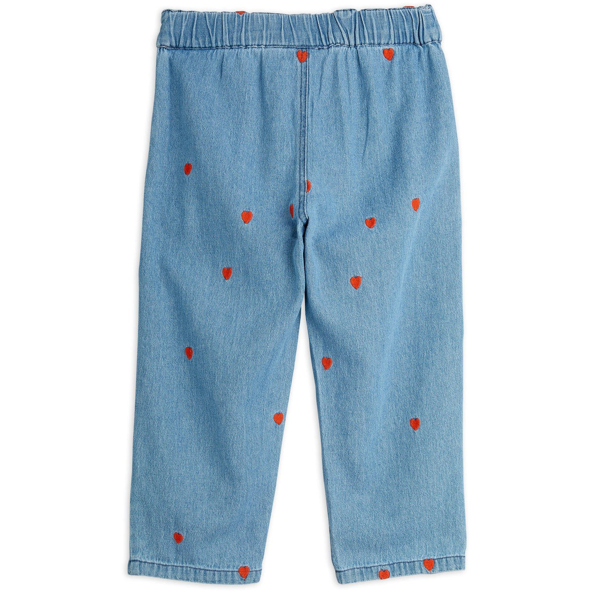Mini Rodini Blue Mini Hearts Aoe Woven Trousers