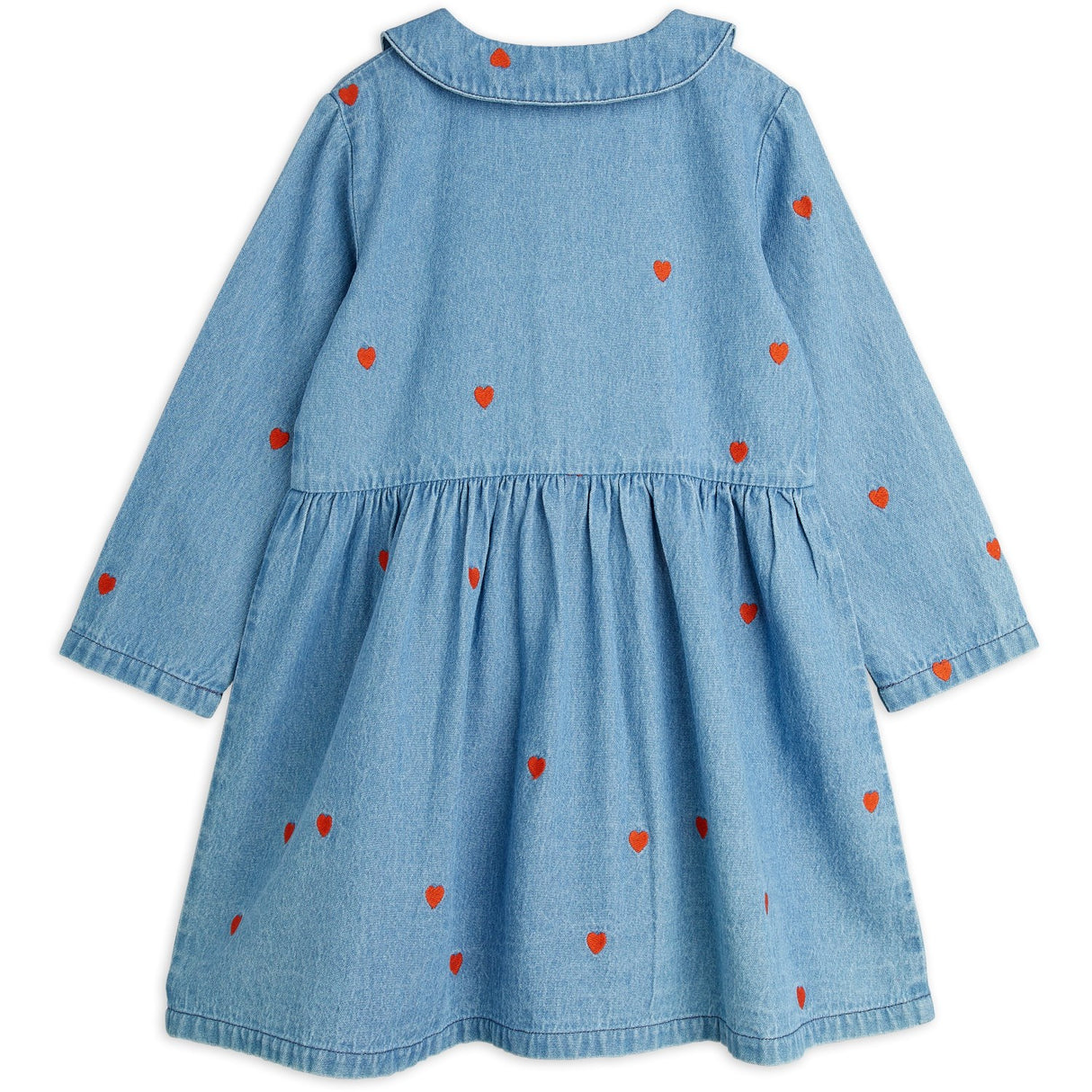 Mini Rodini Blue Mini Hearts Aoe Woven Dress