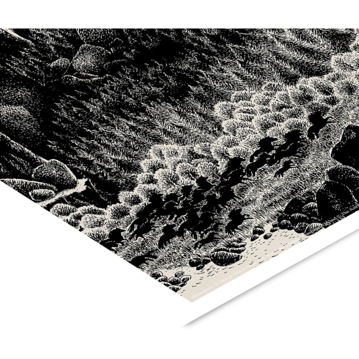 Poster & Frame Astrid Lindgren - Mountains - Ronja The Robbers Daughter