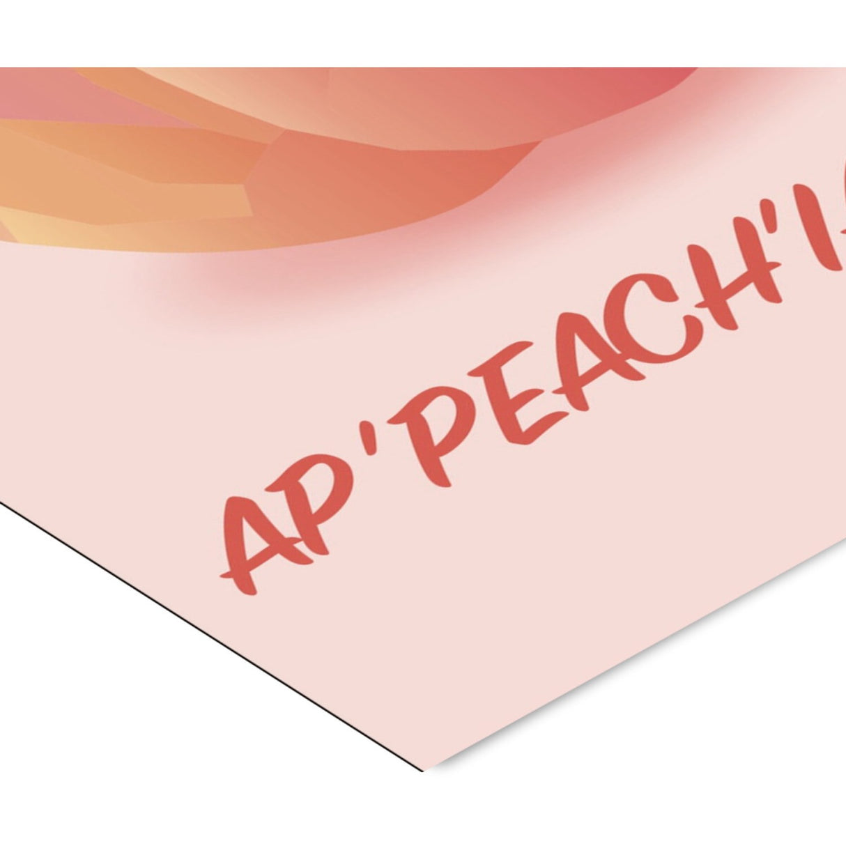 Poster & Frame Citatplakat - Mom In Ap-peach-iate You