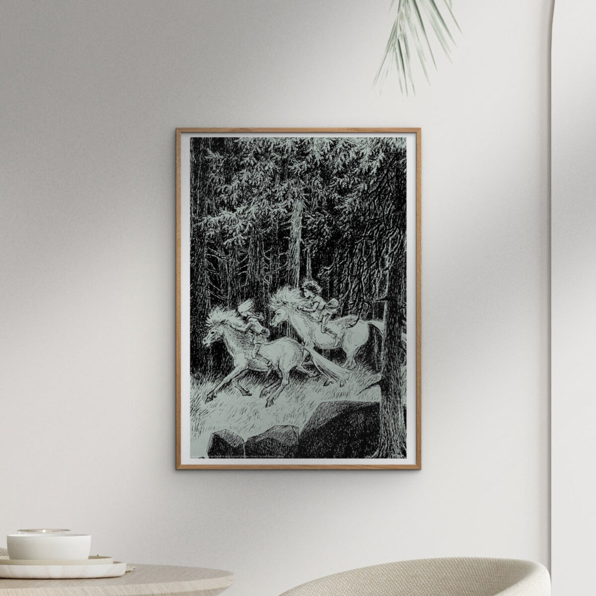 Poster & Frame Astrid Lindgren - Riding Wild - Ronja The Robbers Daughter