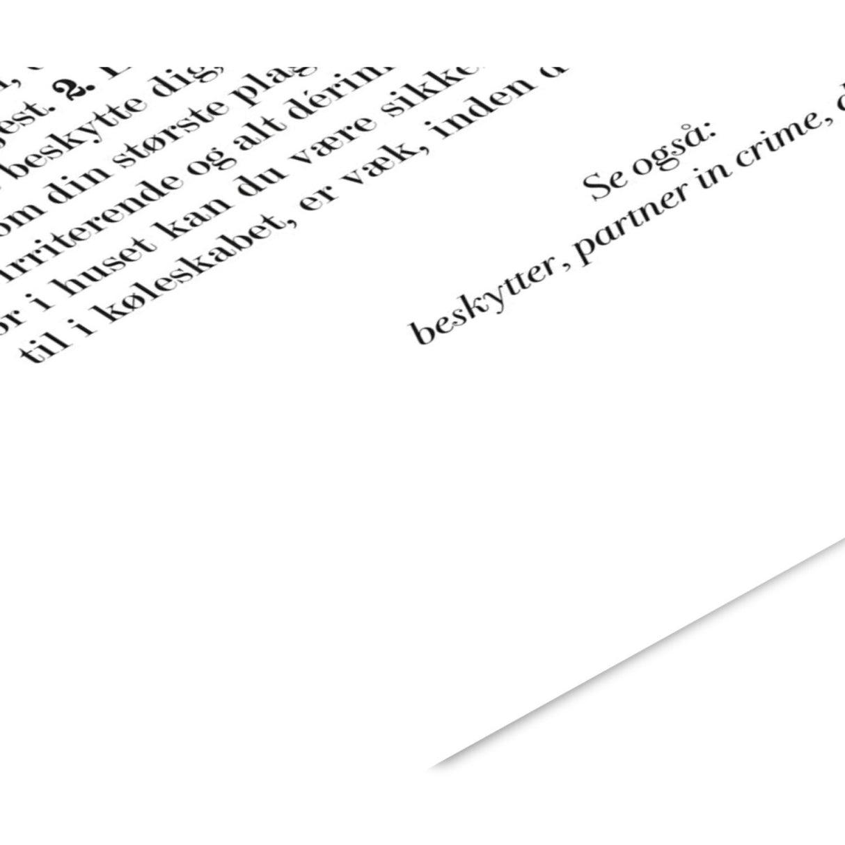 Poster & Frame Citatplakat - Bror Definition