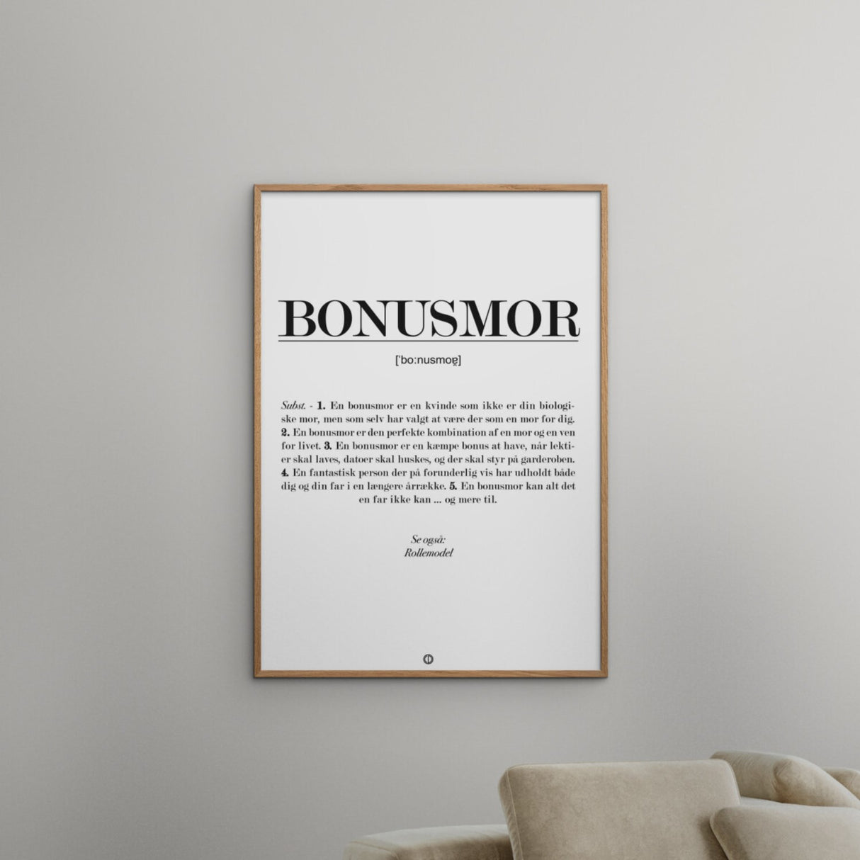 Poster & Frame Citatplakat - Bonusmor Definition