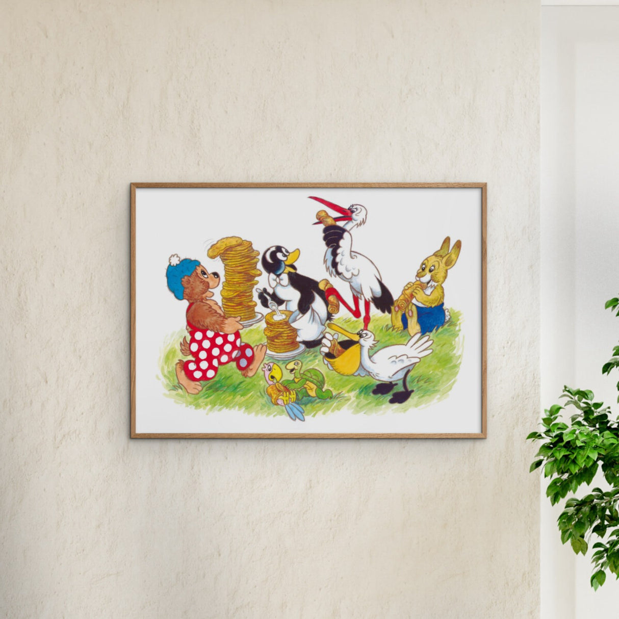 Poster & Frame Rasmus Klump - Pandekager