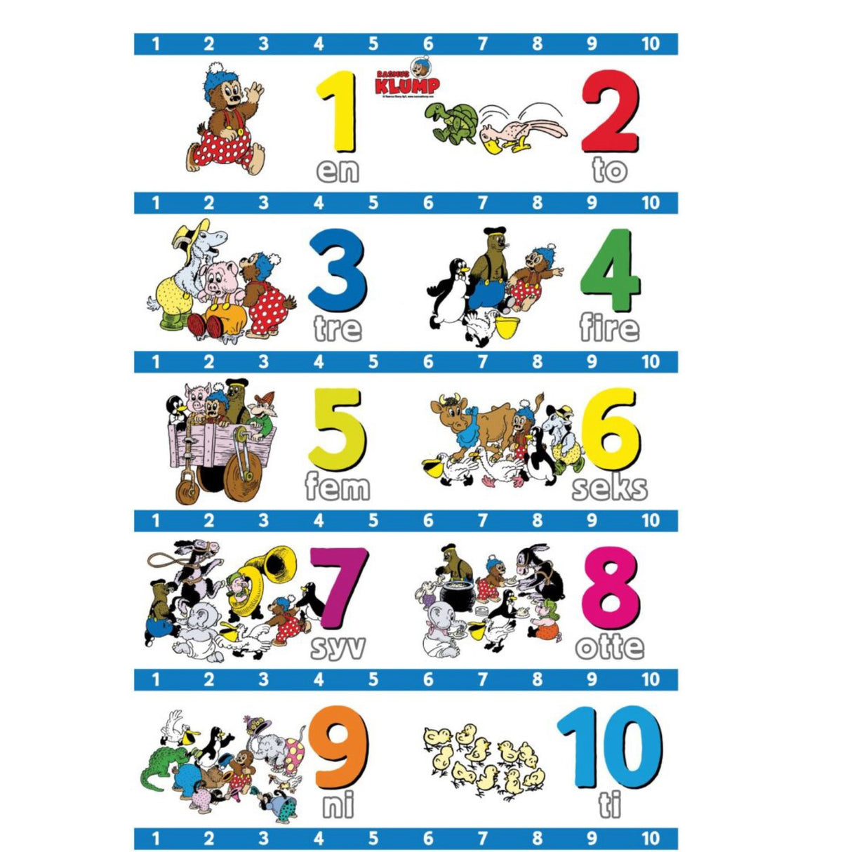 Poster & Frame Rasmus Klump - Tal