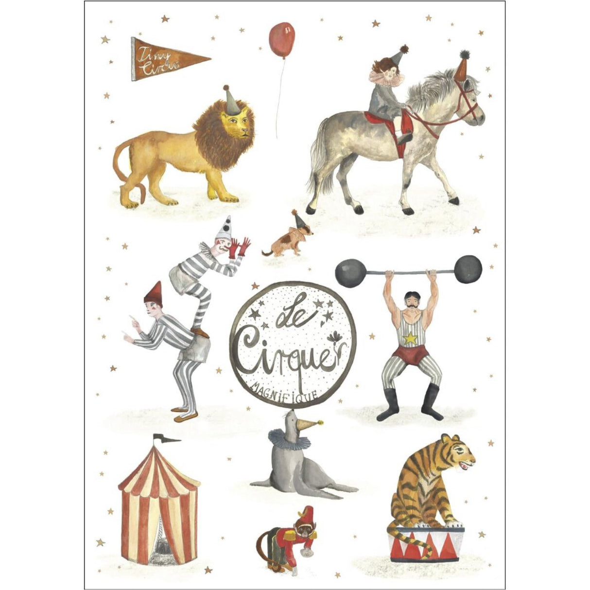 Poster & Frame Tiny Goods - Big Circus