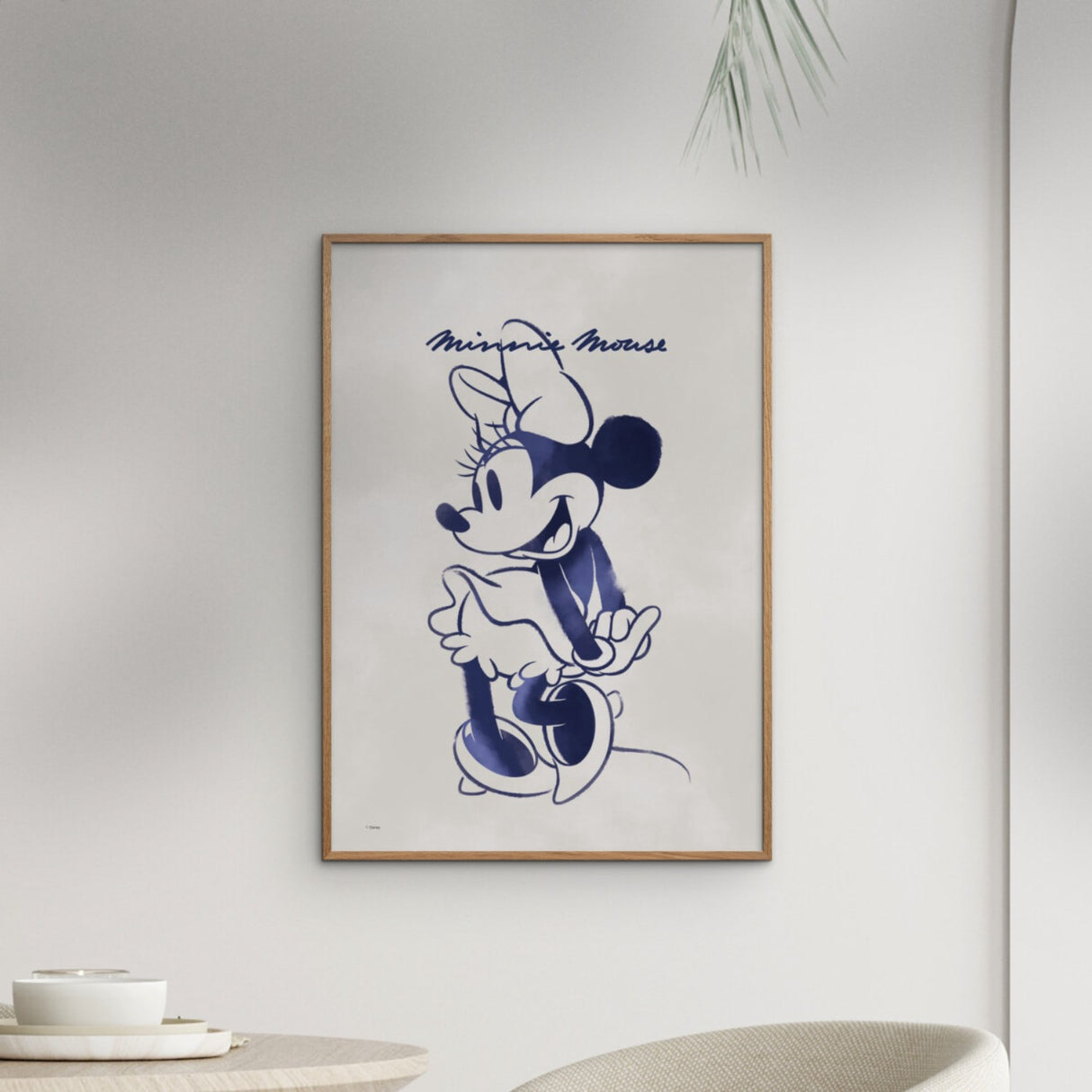 Poster & Frame Disney - Minnie Mouse Blue