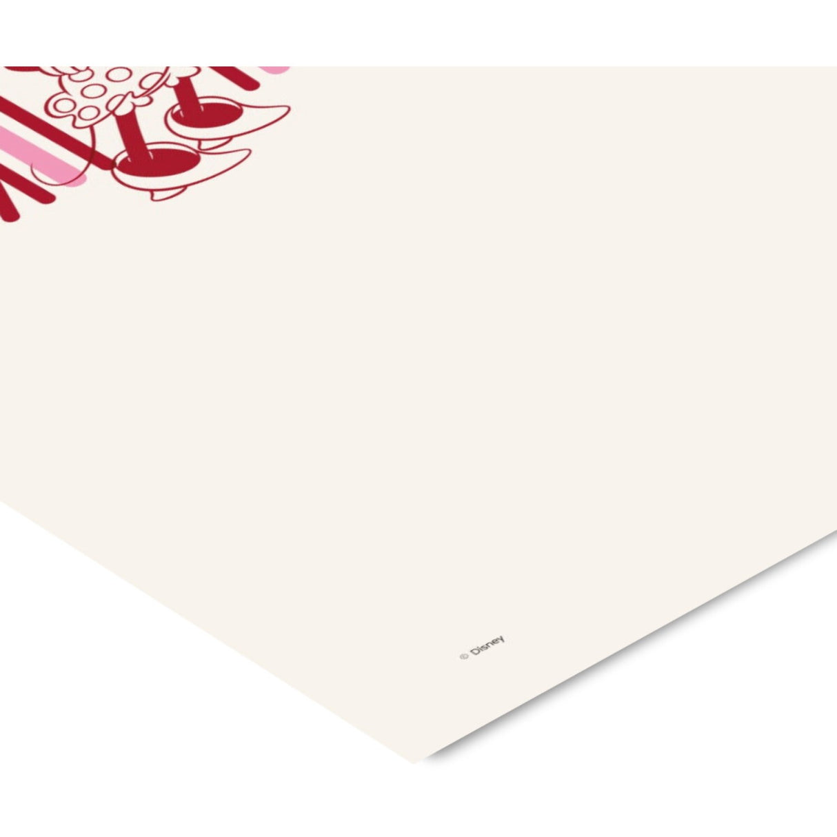 Poster & Frame Disney - Minnie Pink Letters