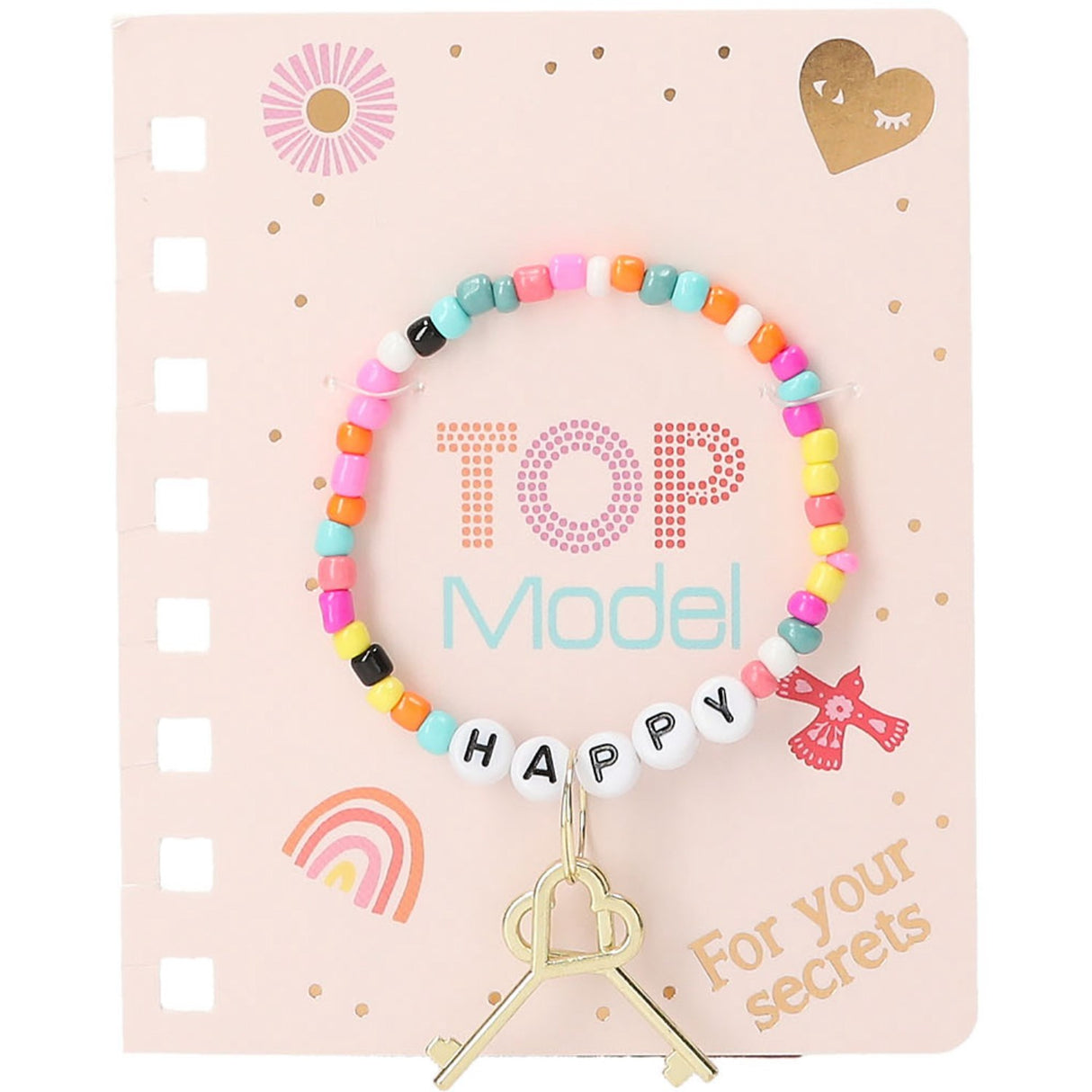 TOPModel Diary With Lock And Bracelet