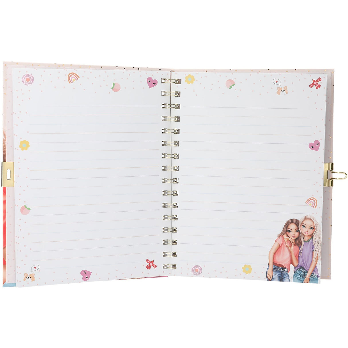 TOPModel Diary With Lock And Bracelet