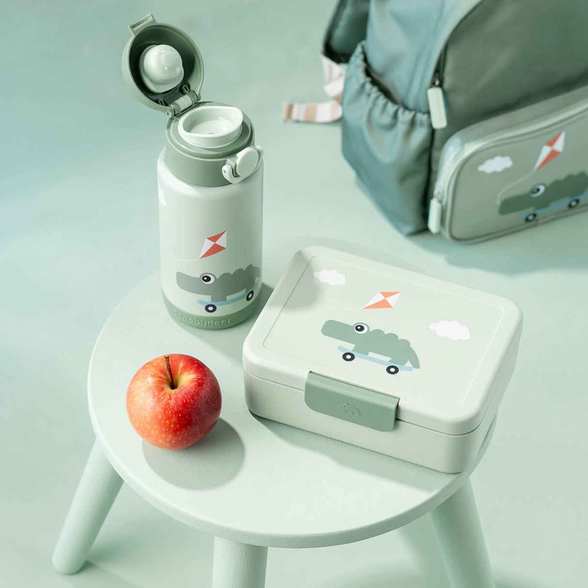 DonebyDeer Green Thermal Bottle Playground 340 Ml