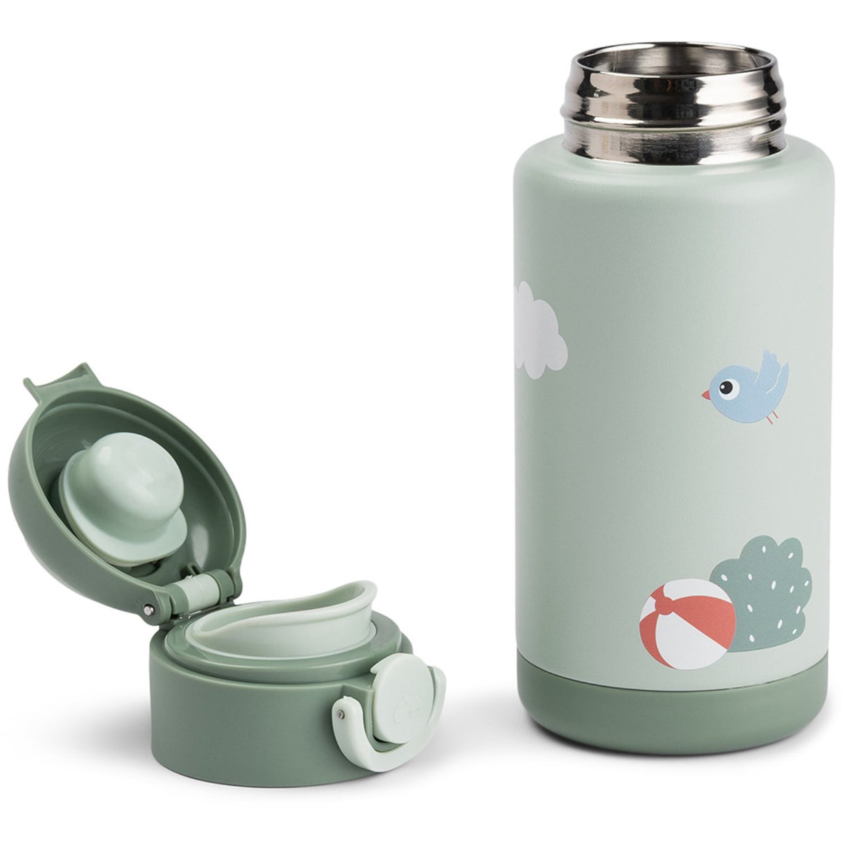 DonebyDeer Green Thermal Bottle Playground 340 Ml