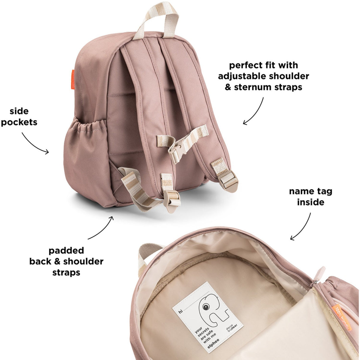 DonebyDeer Powder Kids Backpack Tiny Farm 7,5 L