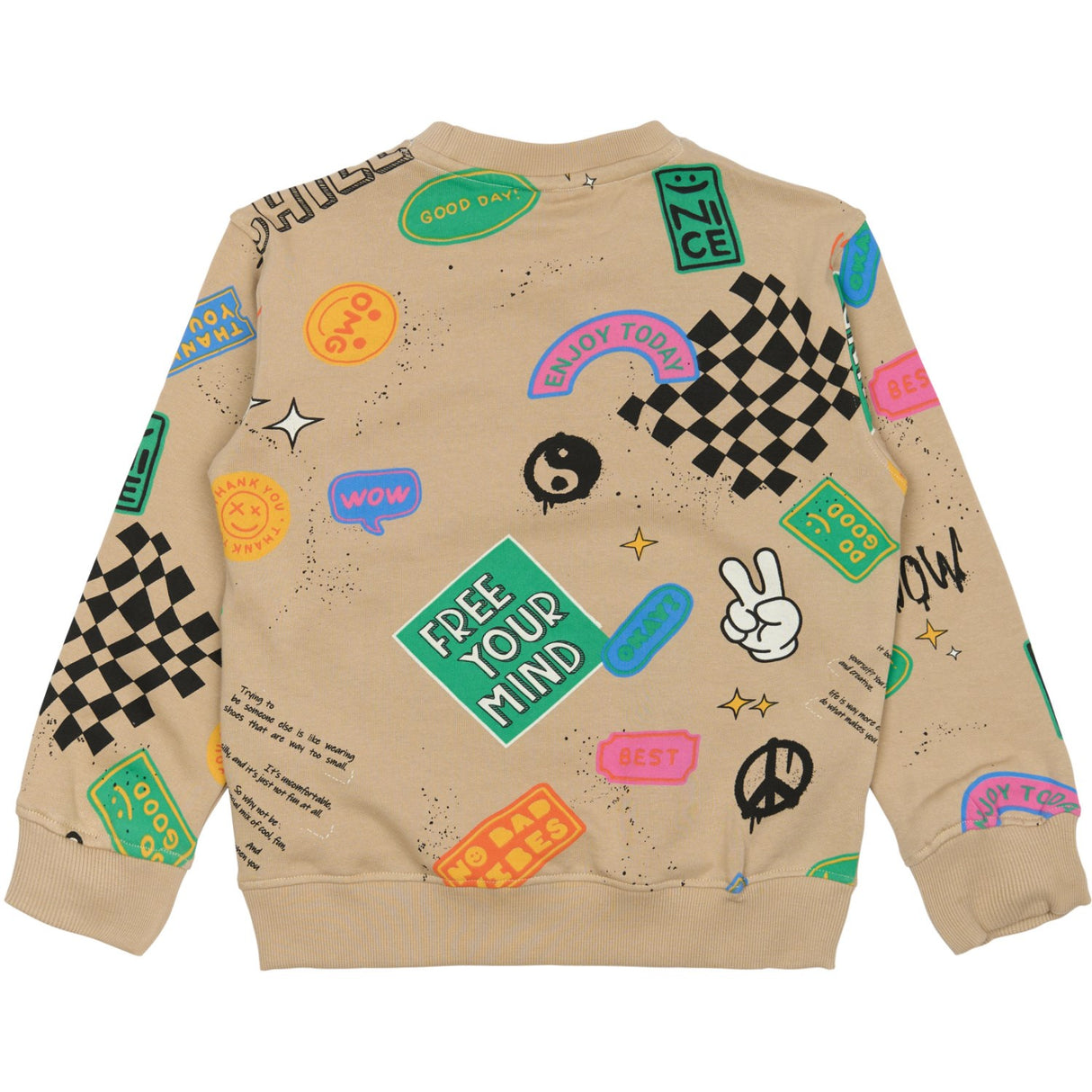 The New Humus AOP Peter Oversize Sweatshirt