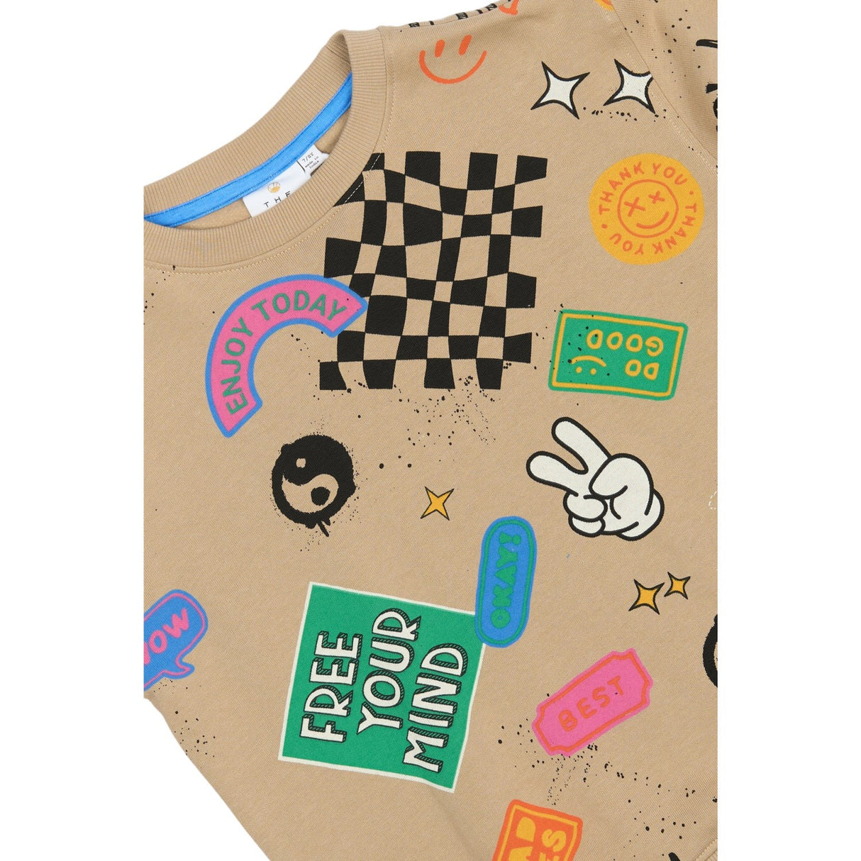 The New Humus AOP Peter Oversize Sweatshirt