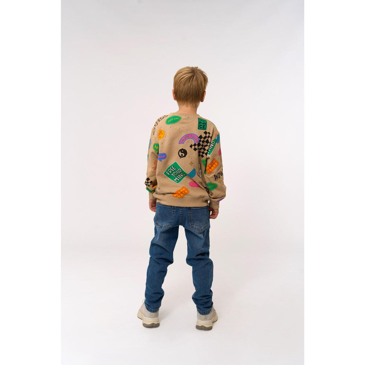 The New Humus AOP Peter Oversize Sweatshirt