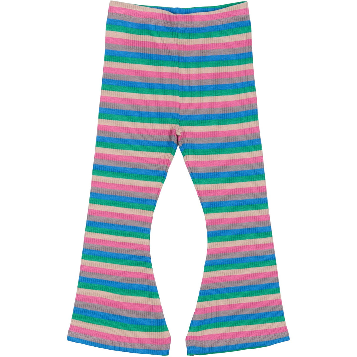 THE NEW Siblings Multi Striped Polly Flared Rib Pants