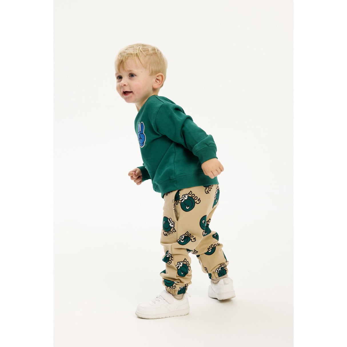 THE NEW Siblings Alpine Green Phineas Oversize Sweatshirt