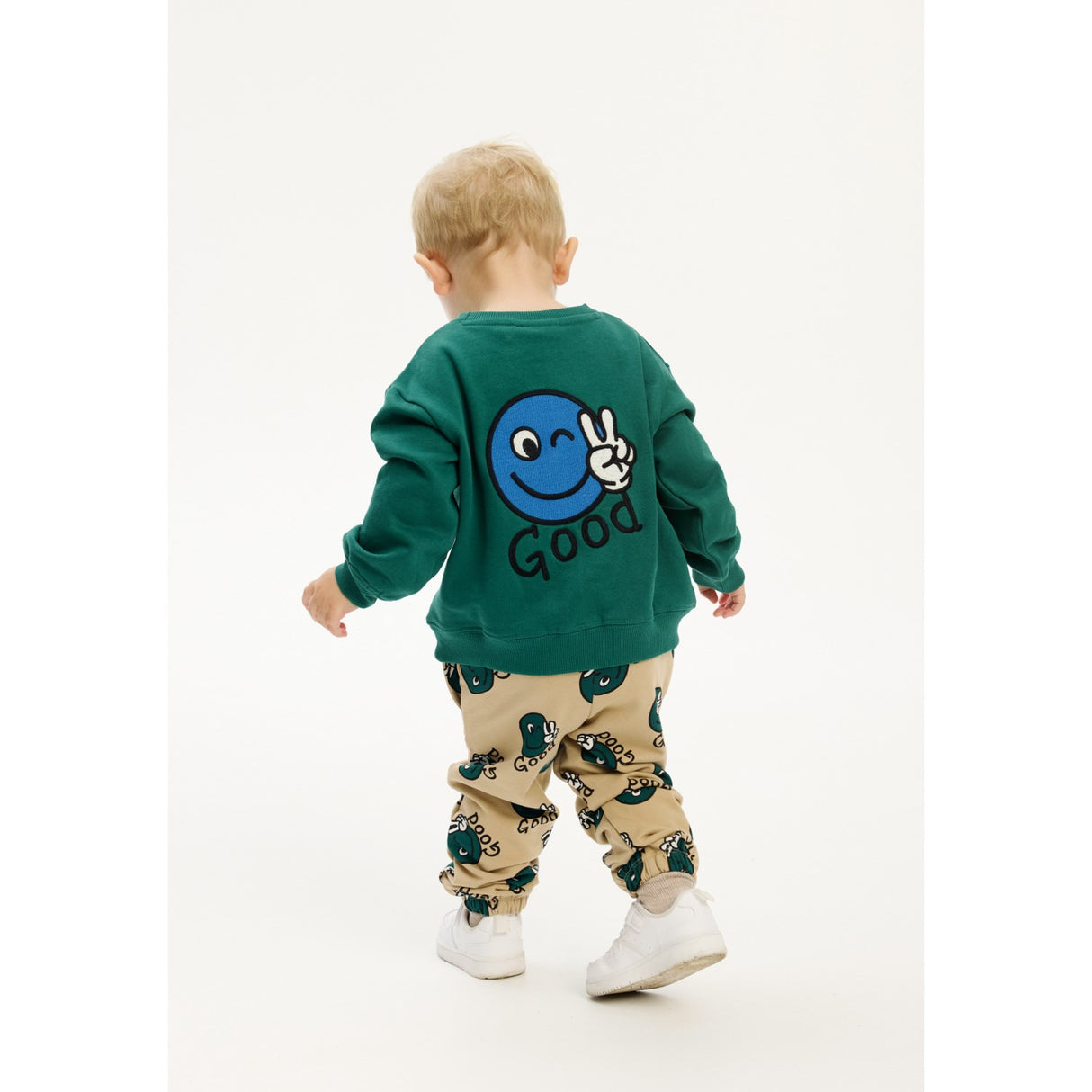 THE NEW Siblings Alpine Green Phineas Oversize Sweatshirt