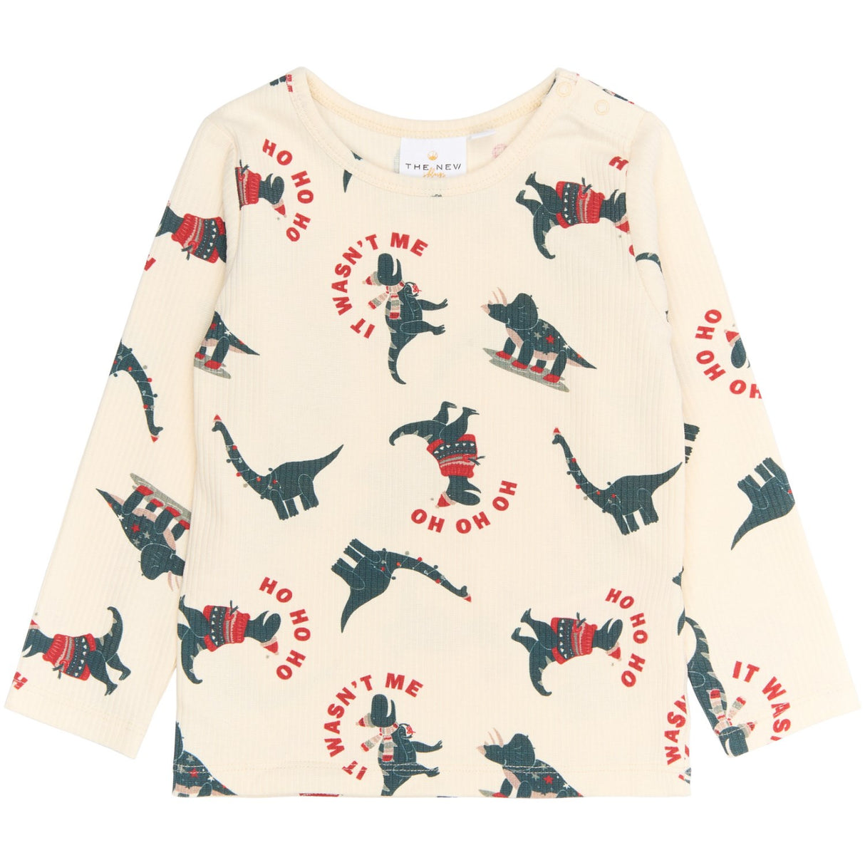 THE NEW Siblings Gardenia Dino AOP Holiday Rib Night Set