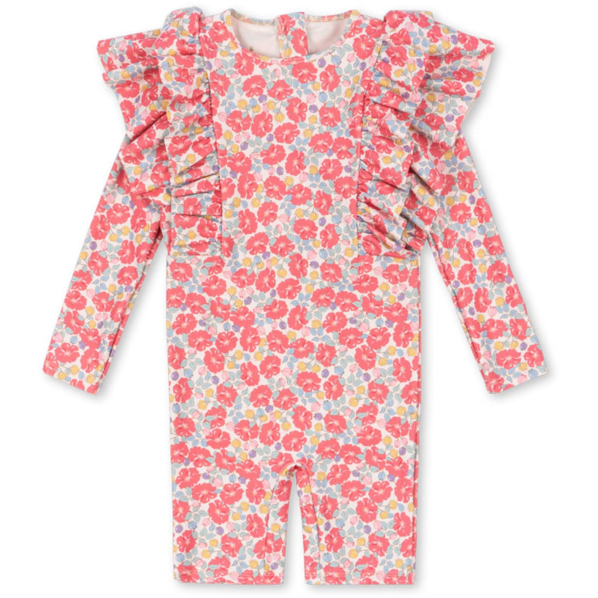 Konges Sløjd Rose Anglaise Manuca Frill Onesie Grs