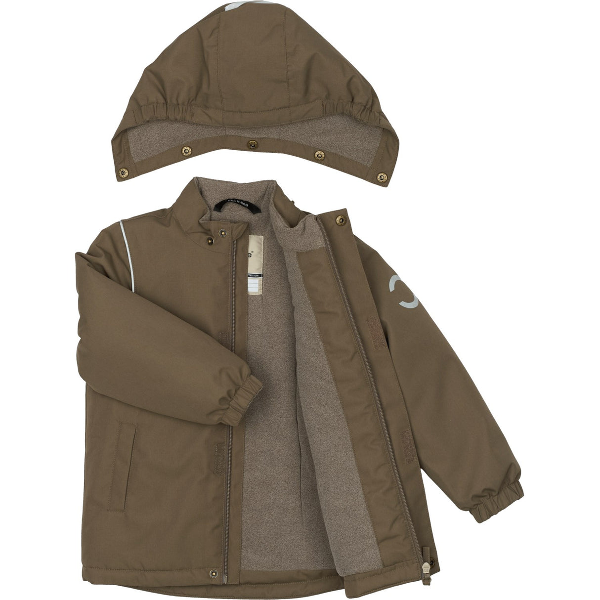 Mikk-Line Chocolate Chip Winter Jacket Solid