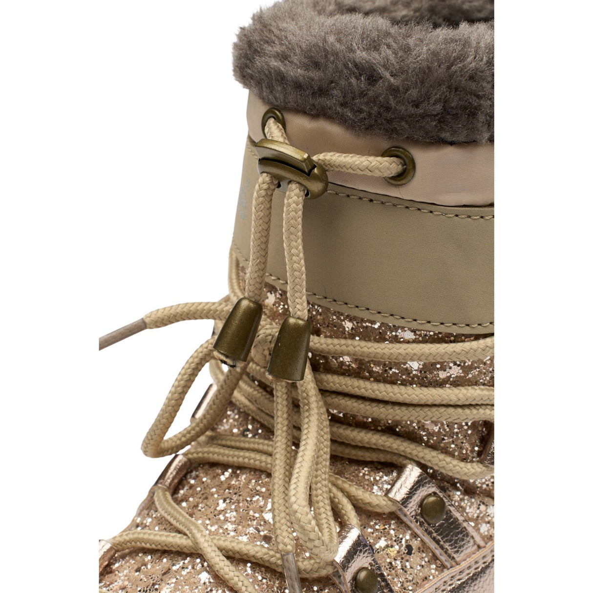 Mikk-Line Champagne Glitter Snow Boot Glitter