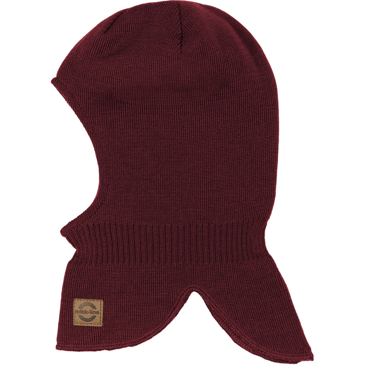 Mikk-Line Rum Raisin Knitted Balaclava With Wool & Windstop