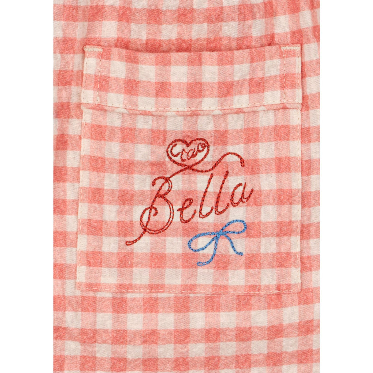 Konges Sløjd Peach Blossom Check RHW X KS Bella Pants Gots