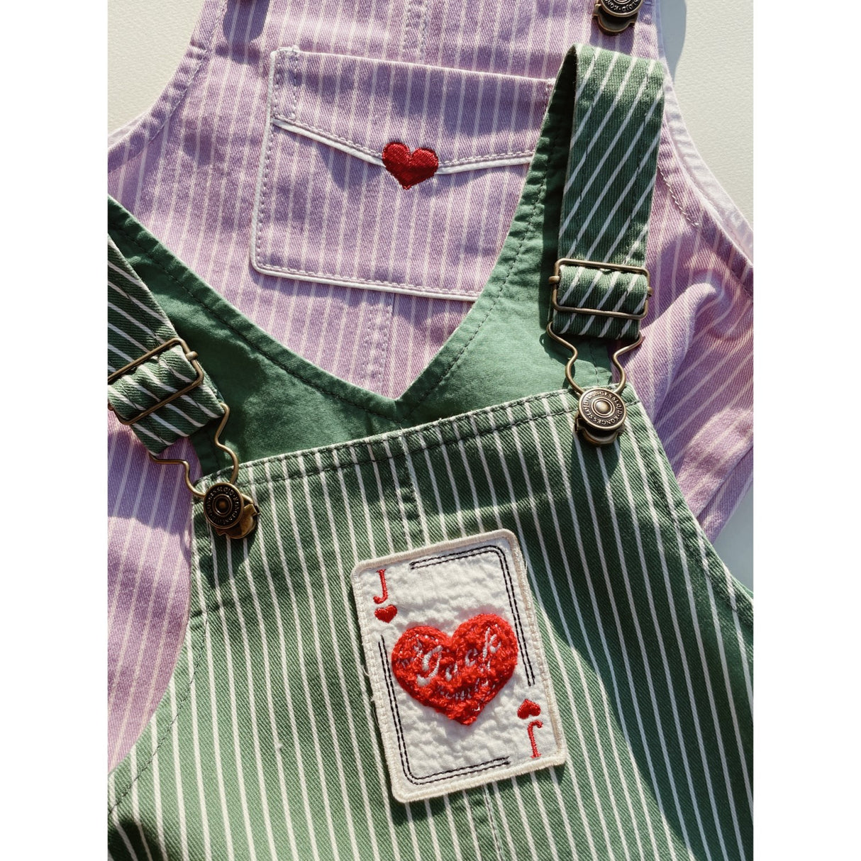 Konges Sløjd Stripe Lupino RHW X KS Lettre Overalls Gots