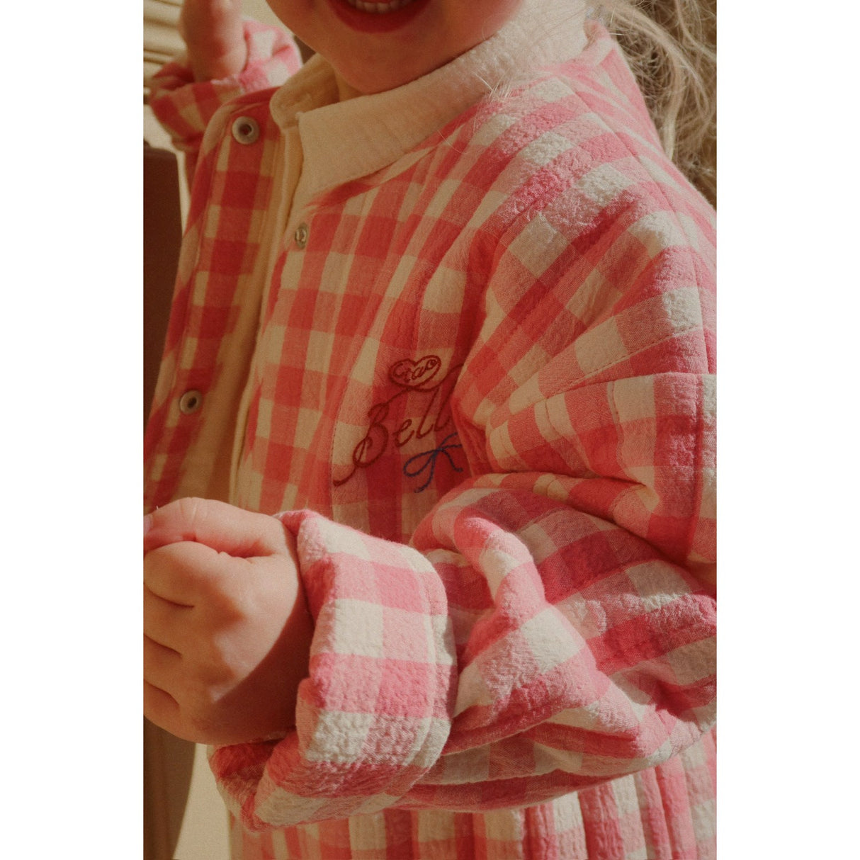 Konges Sløjd Peach Blossom Check RHW X KS Bella Jacket