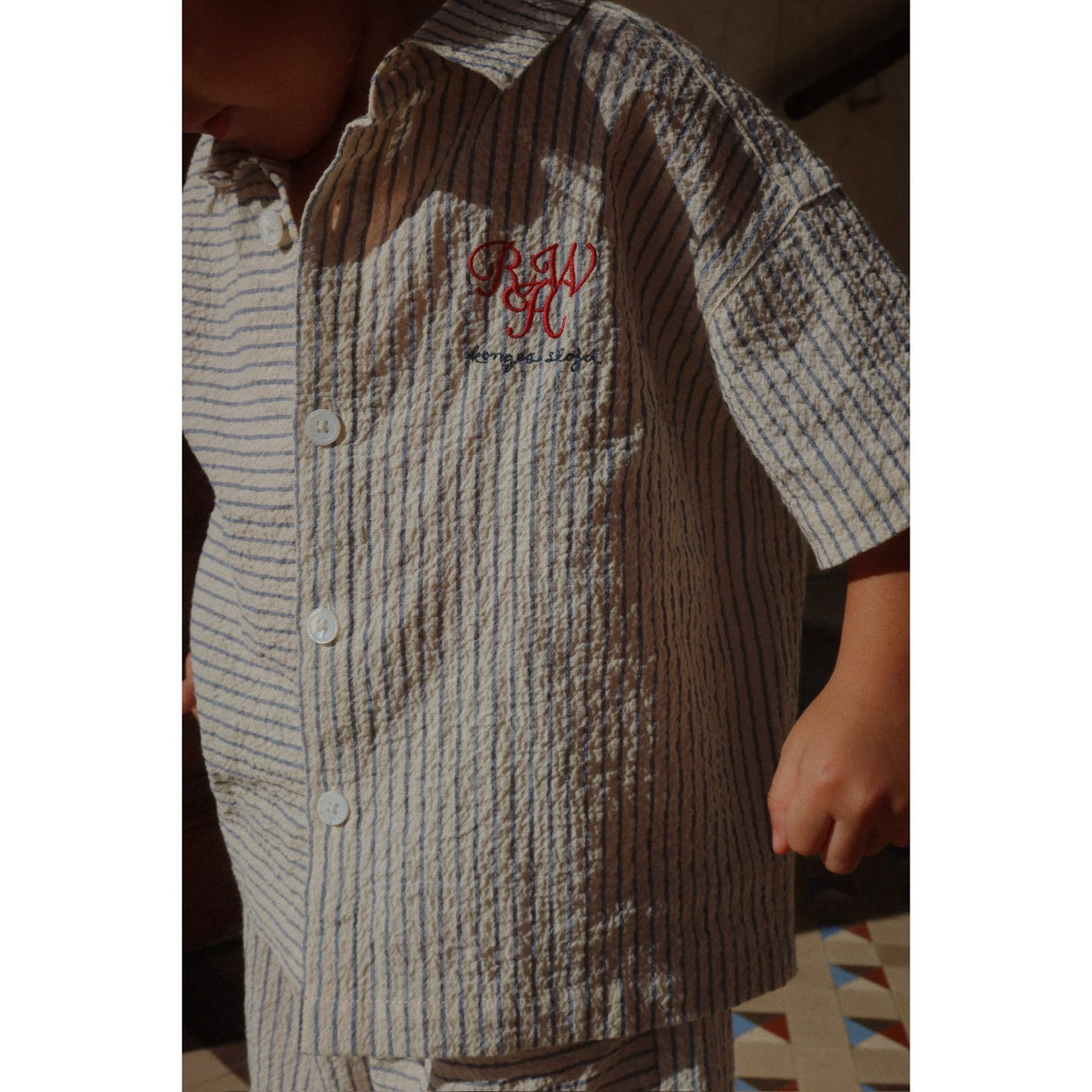 Konges Sløjd Stripe Bluie RHW X KS Duo Shirt Gots