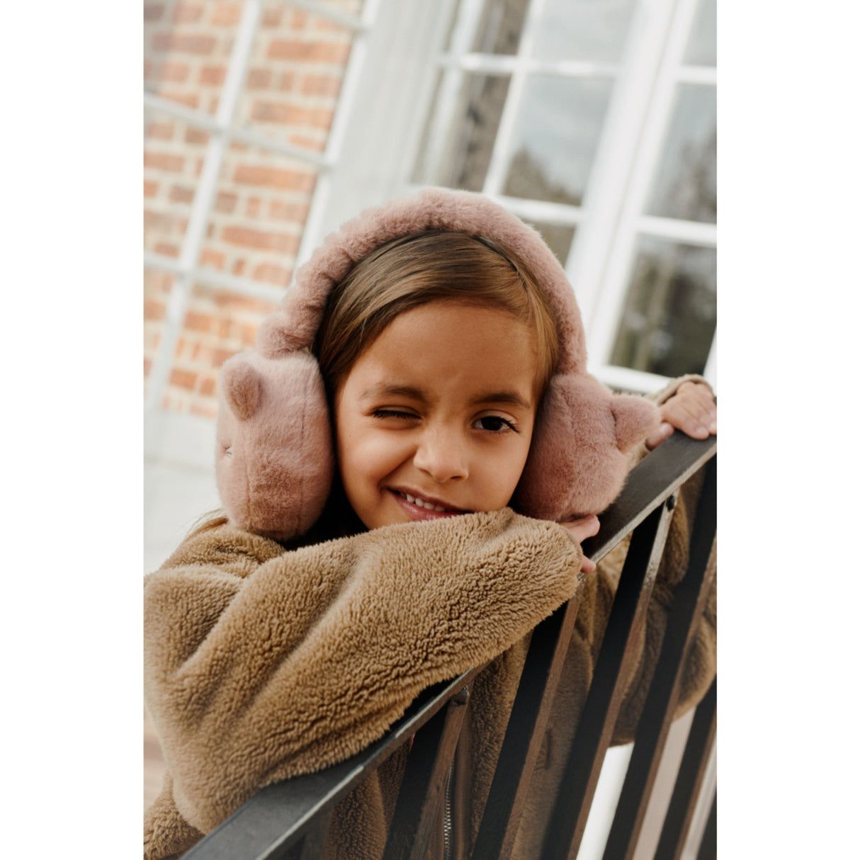 LIEWOOD Pale Tuscany Timothy Plush Cat Ear Warmers