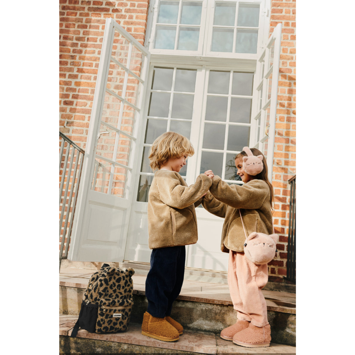 LIEWOOD Pale Tuscany Timothy Plush Cat Ear Warmers