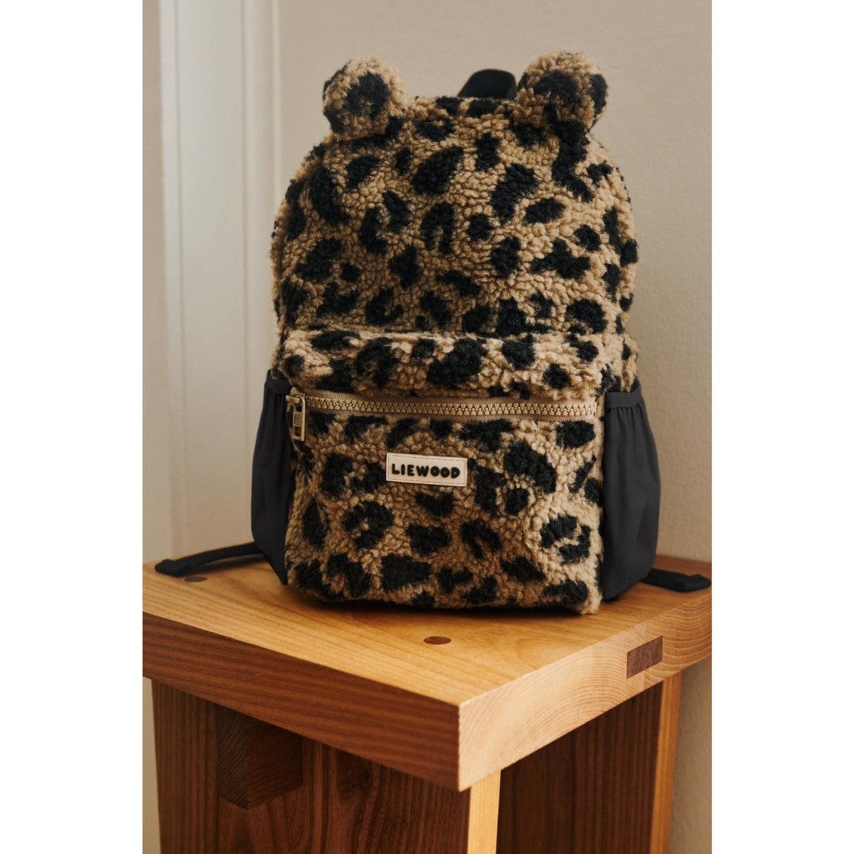 LIEWOOD Mega Leo / Oat Mix Andreas Pile Bear Backpack