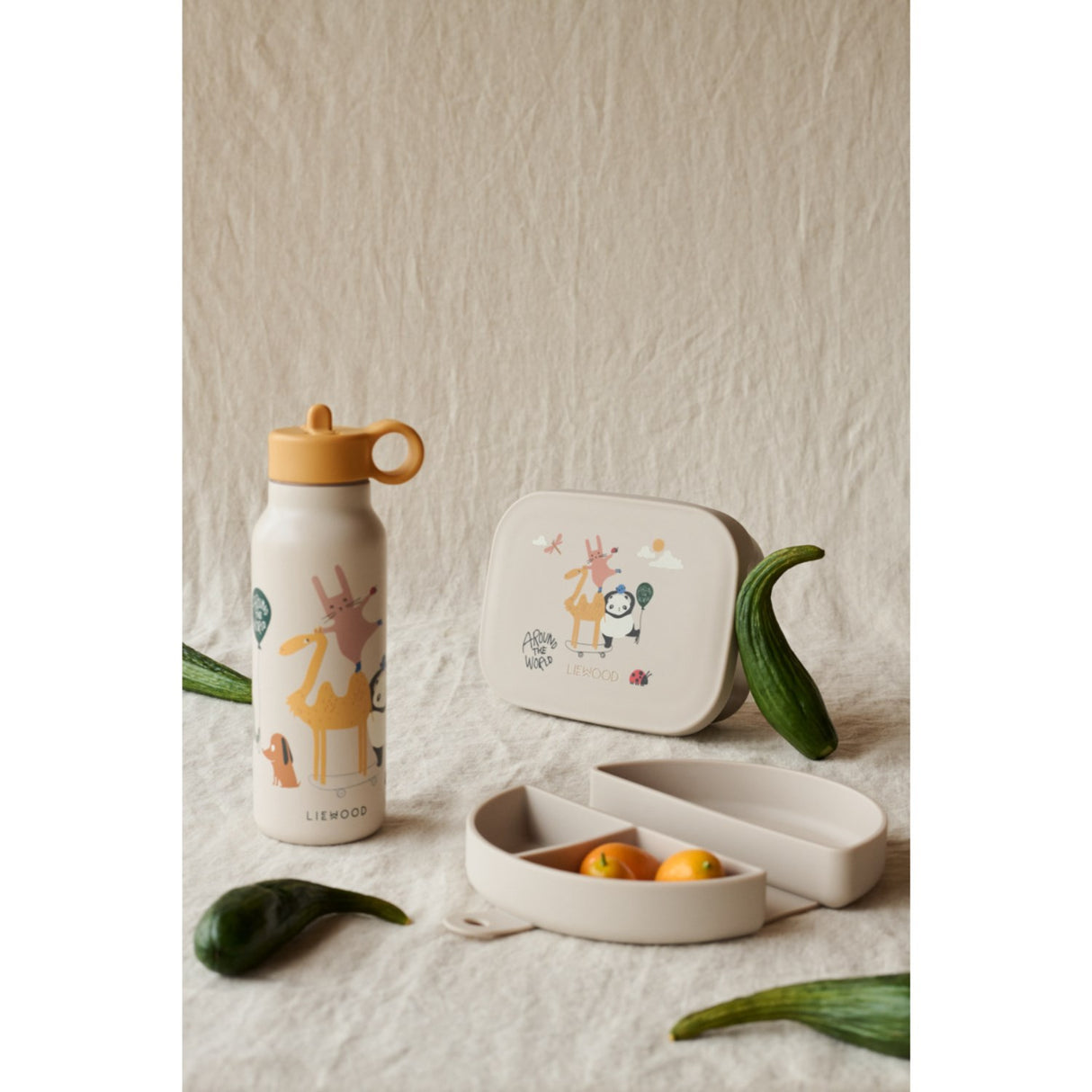 LIEWOOD Around The World / Sandy Falk Water Bottle 350 Ml