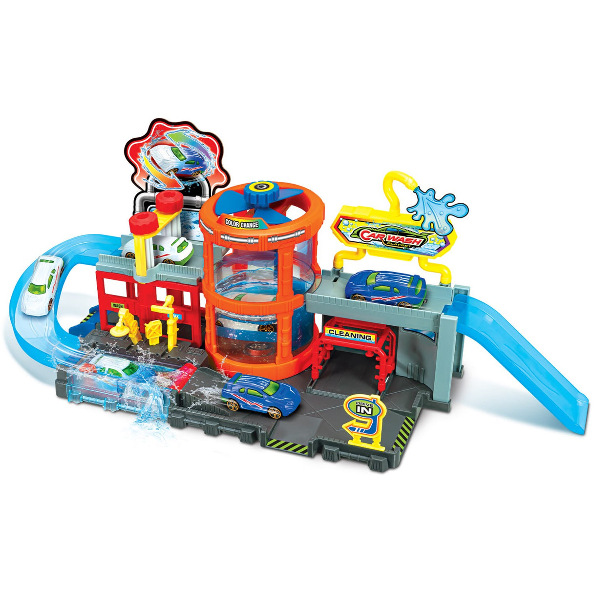 Junior Driver Car Wash Colour Change Playset