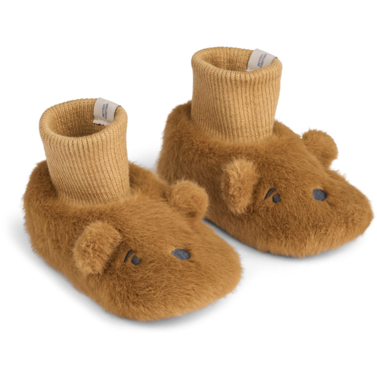 LIEWOOD Golden Caramel Beth Bear Plush Slipper