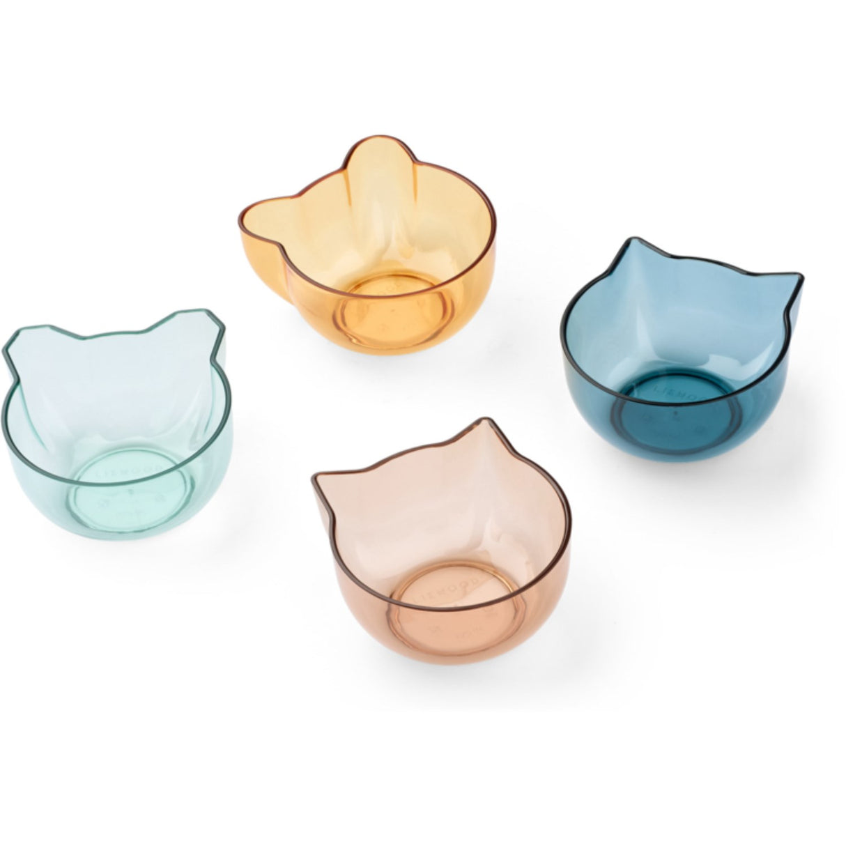 LIEWOOD Indigo Multi Mix Berno Tritan Bowl 275 Ml 4-Pack