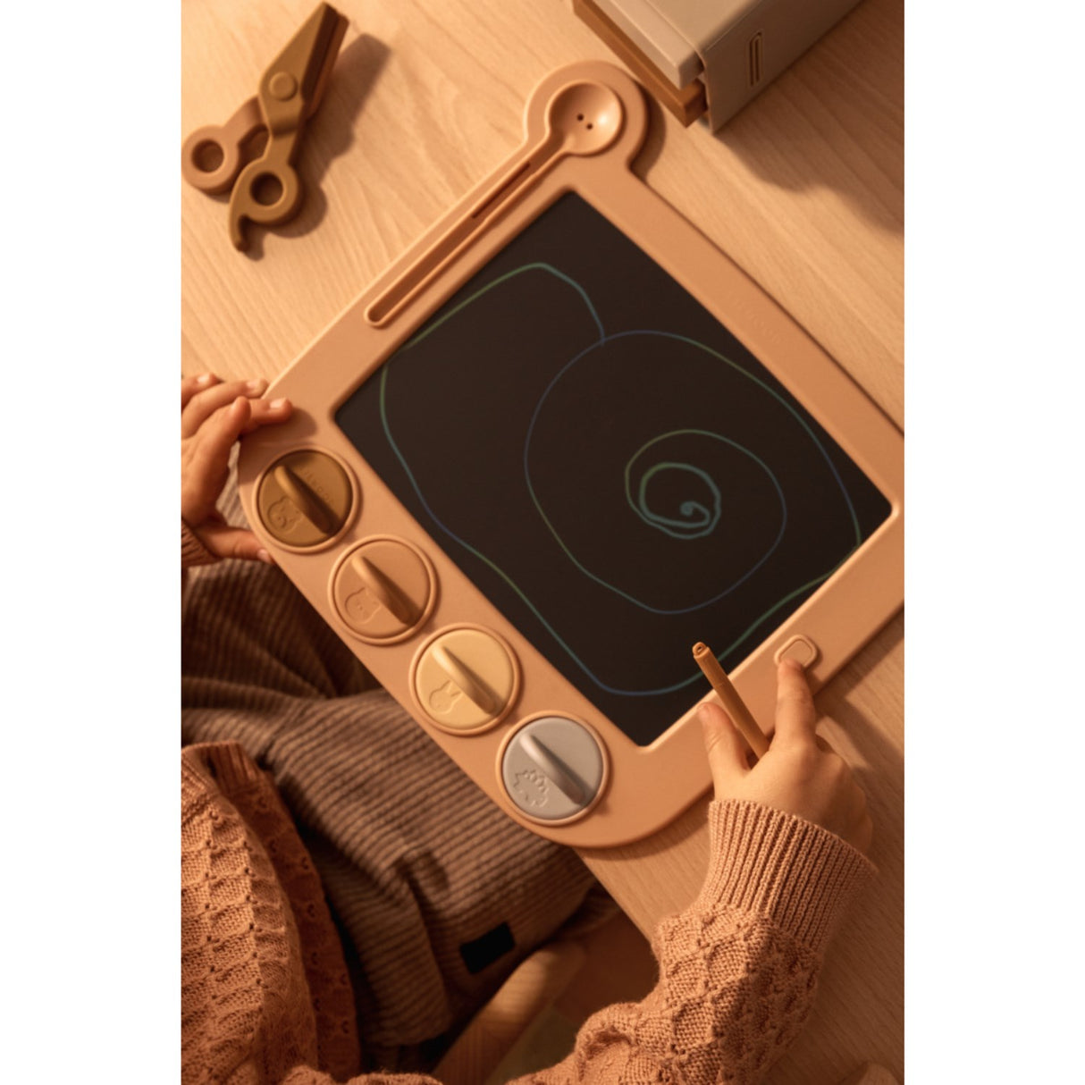 LIEWOOD Dove Blue Multi Mix Venzora Magic Drawing Board W Stamps